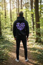 „Jesus Saves“ – Oversized Hoodie | Unisex | Backprint