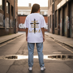 „Du bist geliebt" – Oversized Tee | Unisex | Backprint