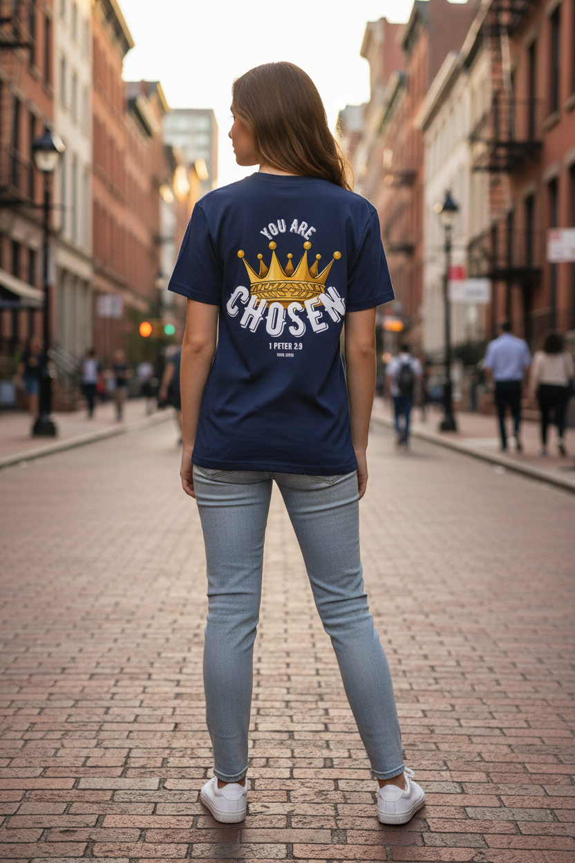 „CHOSEN" – Faith Statement Tee | Unisex | Backprint
